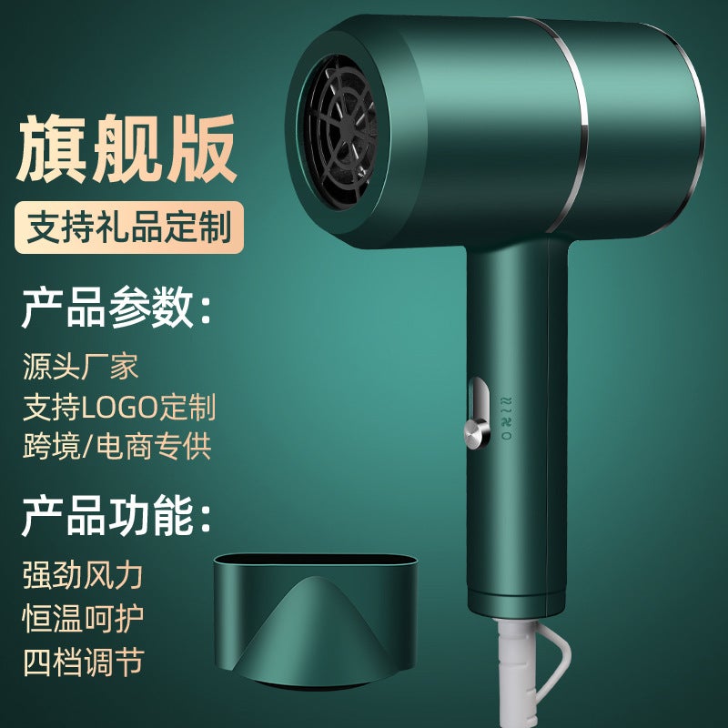 general High-Power Salon Hair Dryer with Negative Ion Technology for Home Use SR-001 turquoise