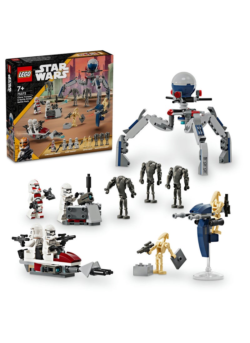 ليغو حزمة معركة الجندي المستنسخ™ والروبوت المحارب 75372 من LEGO® Star Wars™‎  - Image 1