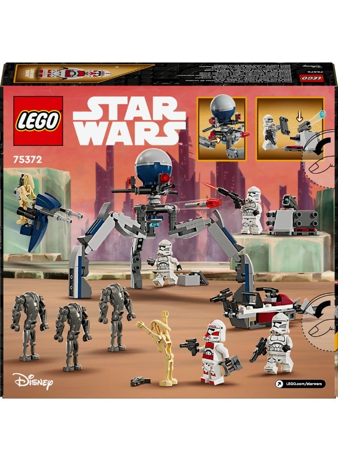Star Wars™ Clone Trooper™ & Battle Droid™ Battle Pack 75372 (215) Pieces