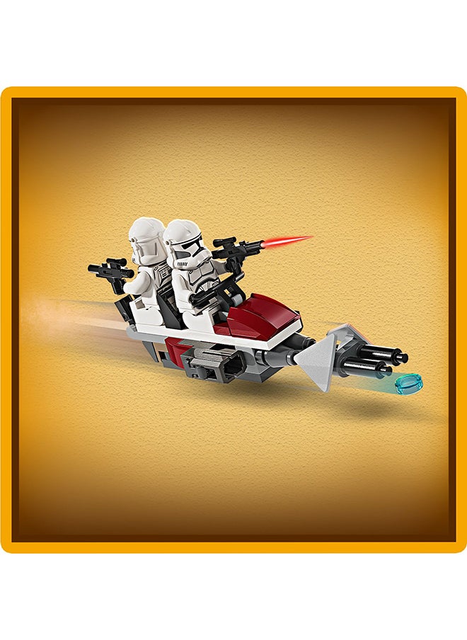 LEGO - LEGO Star Wars Kids 75372 Clone Trooper and Warrior Droid Battle Pack, Tripod Robot, Defense Post and Speed ​​Bike Toy for Boys and Girls 7+ Years Old, Kids Gift - Image 1