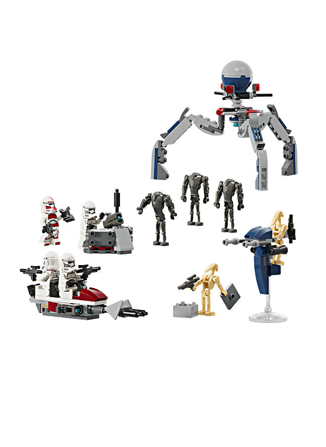 Star Wars™ Clone Trooper™ & Battle Droid™ Battle Pack 75372 (215) Pieces