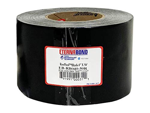 EternaBond EB-RB040-50R Roof Seal, Black, 4 Inch X 50 Feet - Image 1