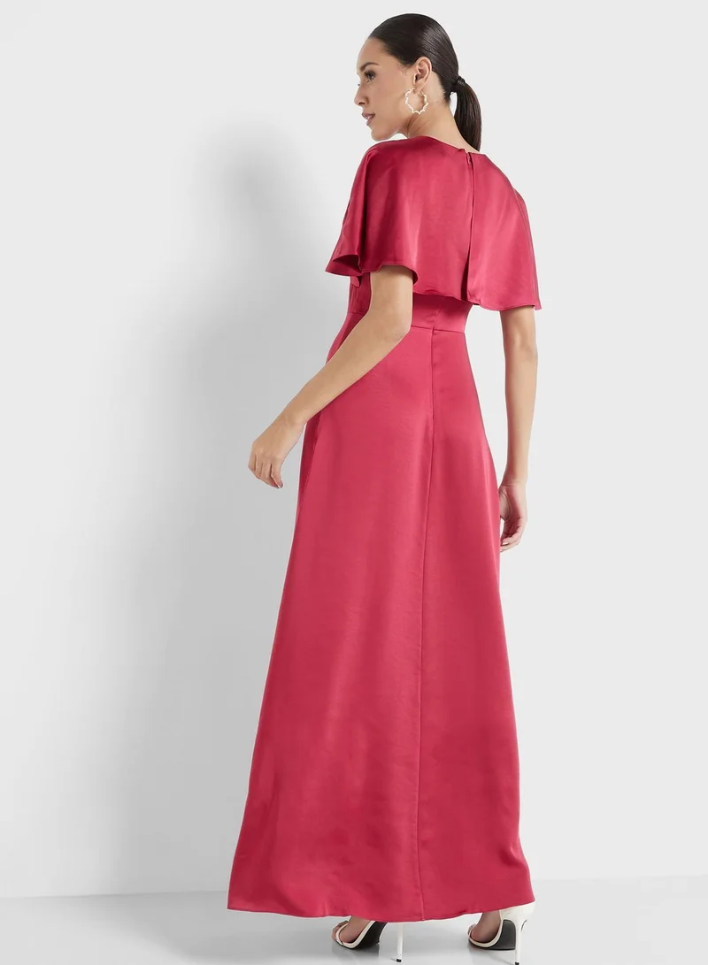 ted baker red ruffle dress 9.16 roses are red (CH Carolina Herrera dress + Ted Baker 'ondra