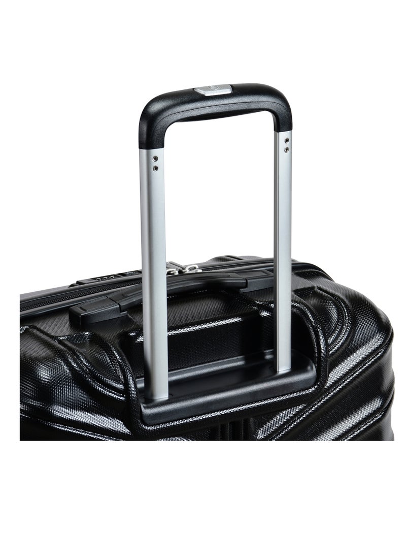 eminent Hard Case Travel Bag Large Luggage Trolley TPO Lightweight Suitcase 4 Quiet Double Spinner Wheels with TSA Lock KK30 Black  - Image 5