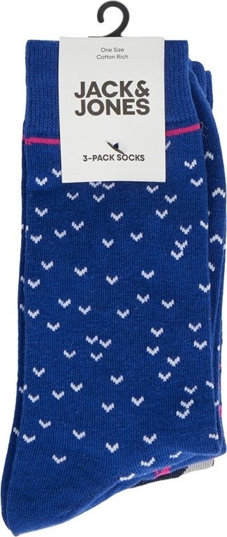 Jack Jones Blue Men's 3-Piece Socks 12242177 - Image 3