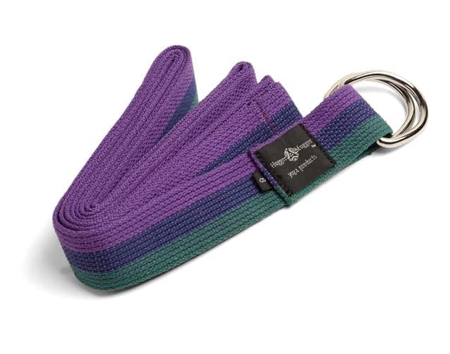 Hugger Mugger D-Ring Yoga Strap (Multi-Stripe, 8 ft.) - Image 2