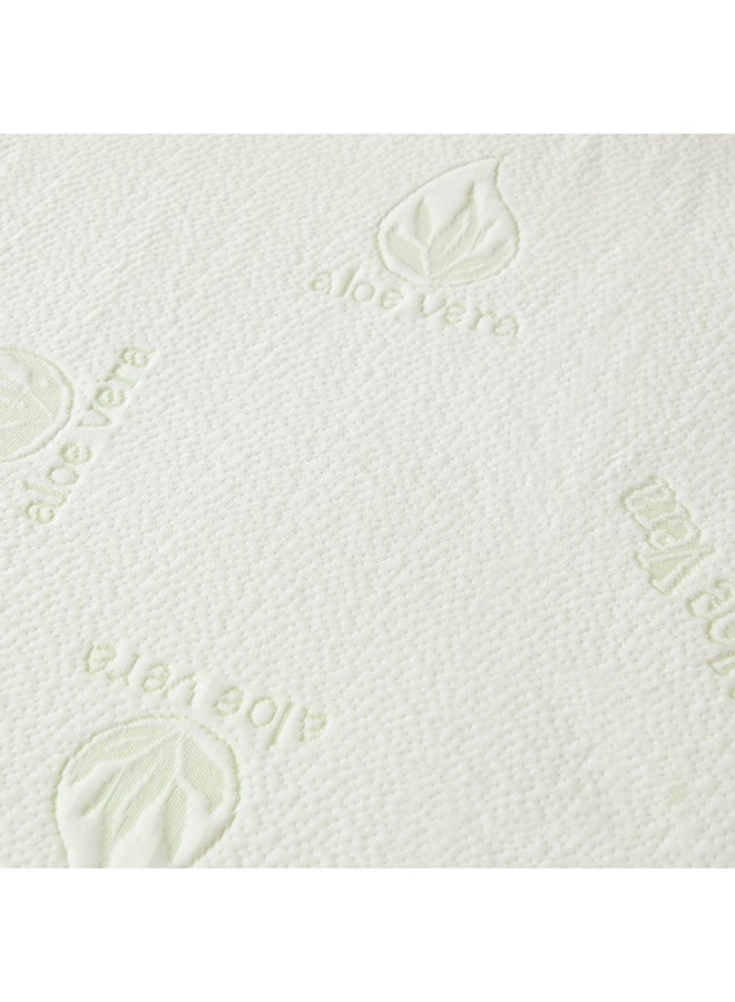 Home Box Aloe Vera Waterproof Queen Mattress Protector 200 x 33 x 150 cm - Image 4