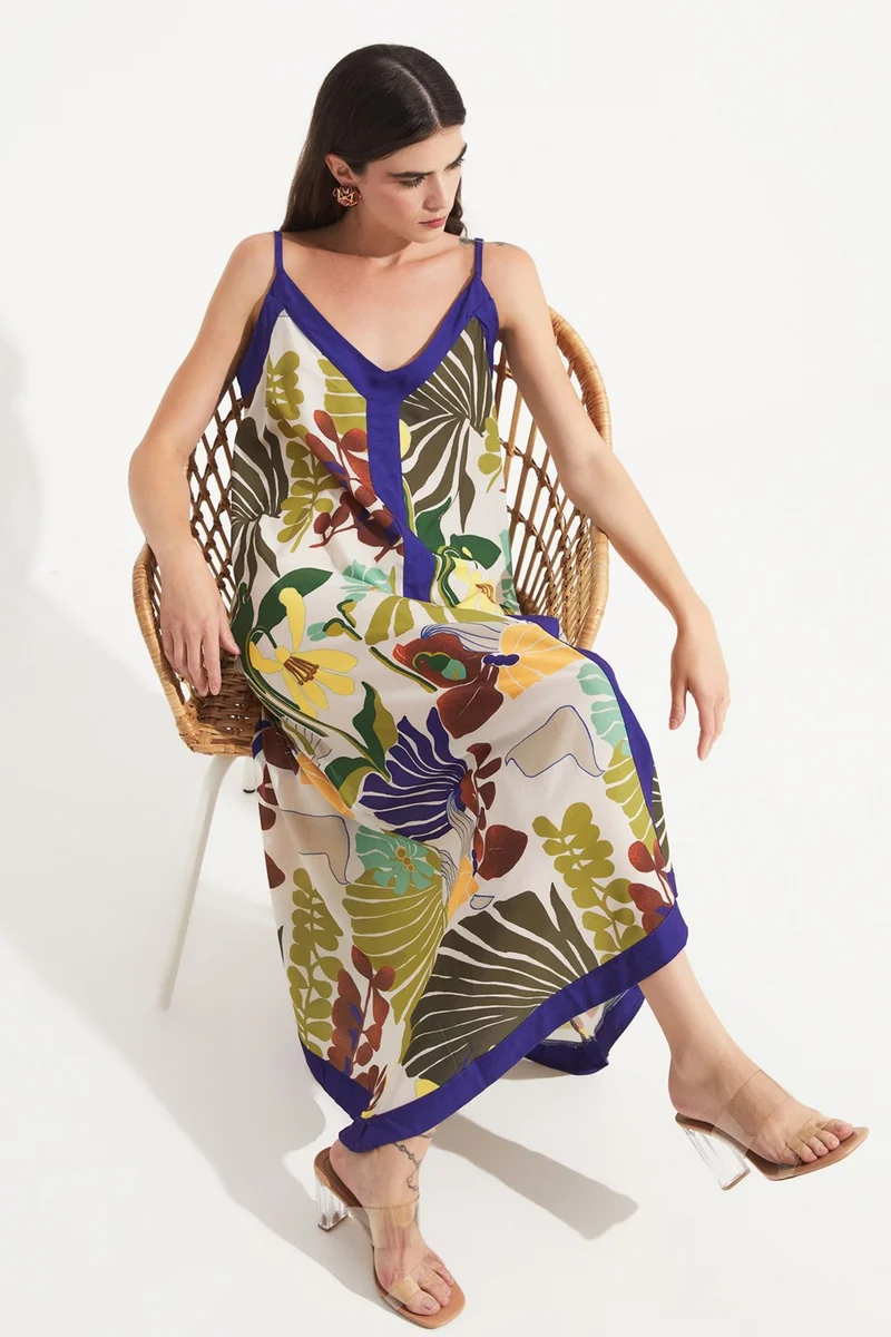 JUNE Floral Print Dress