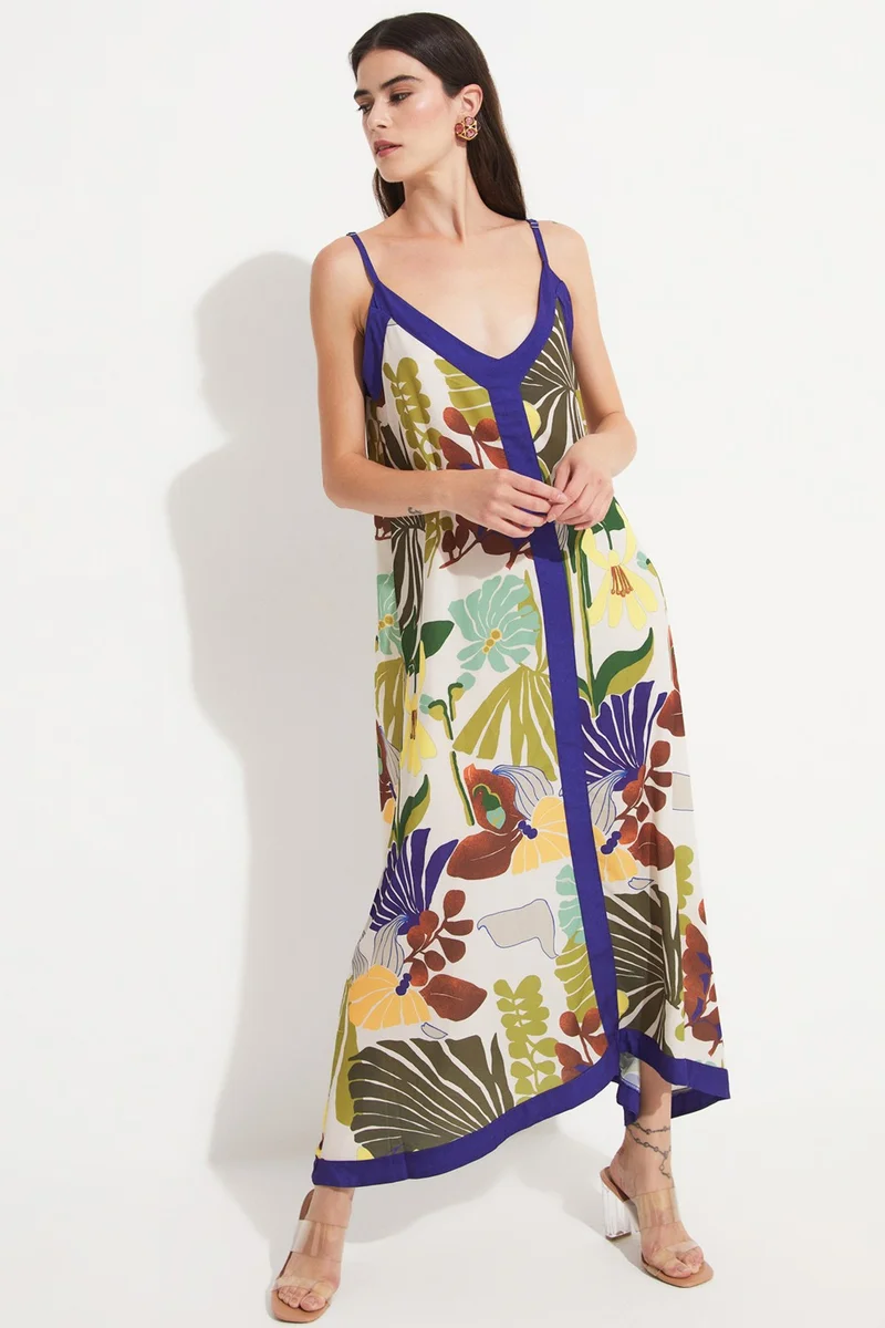 JUNE Floral Print Dress