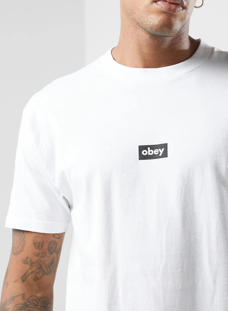 OBEY Black Bar T-Shirt