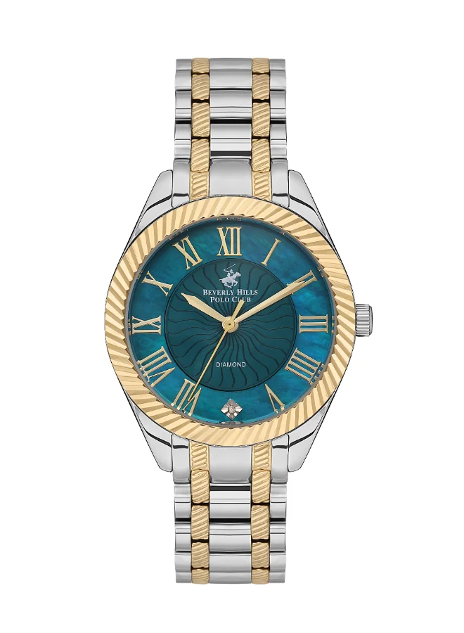 BEVERLY HILLS POLO CLUB BEVERLY HILLS POLO CLUB Women's Analog Blue Dial Watch - BP3571C.270