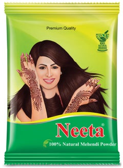 100gm - 100% Natural Henna Powder, Natural Brown Henna Powder for Hair, Hand & Feet, Man and Women