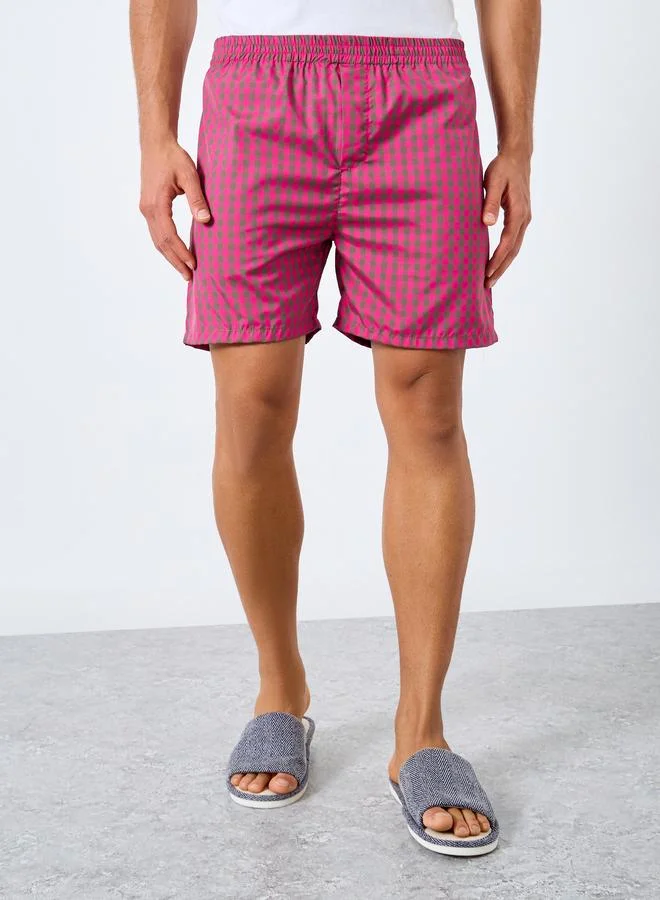 Styli Styli Pack of 2 - Checked Assorted Woven Boxers