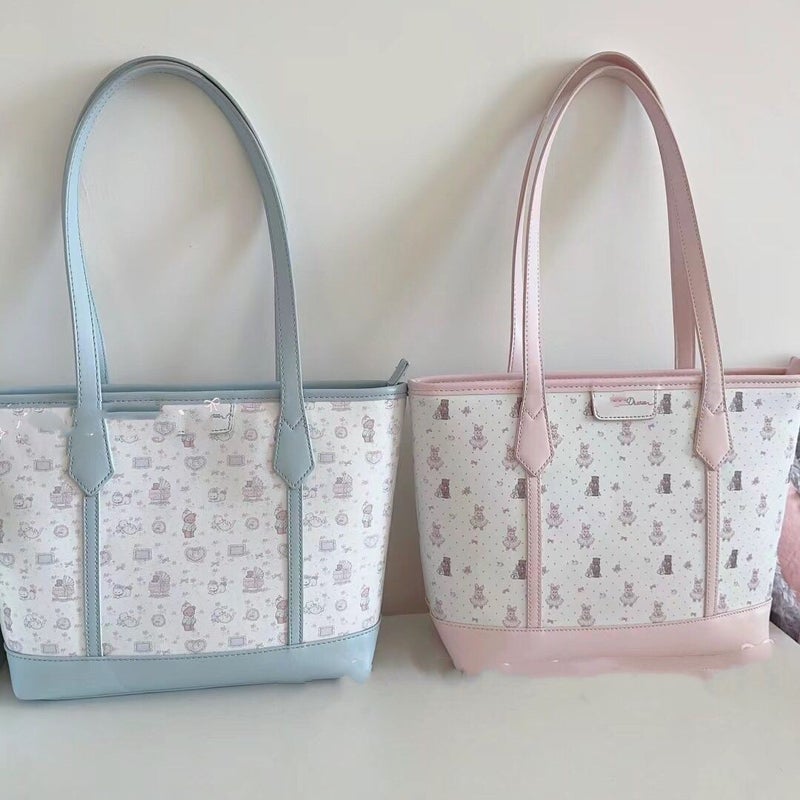 Women's Cartoon Print Large Shoulder Bag - Image 2