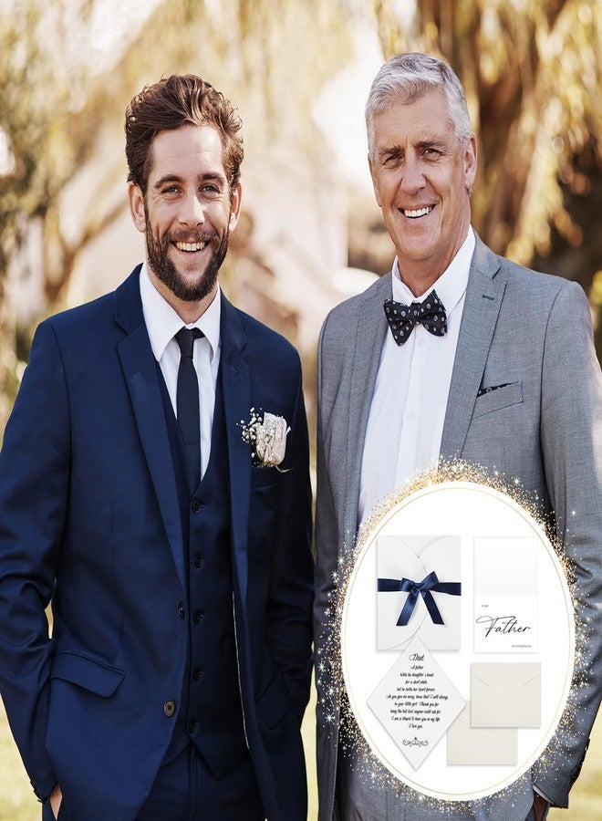 شير منديلان زفاف من شير، هدية من ابنة العروس لأم العروس وأب العروس، هدية تذكارية لحفل الزفاف - Image 5