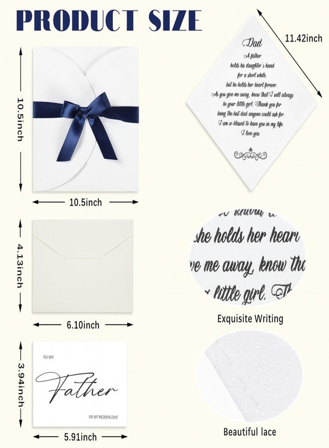 شير منديلان زفاف من شير، هدية من ابنة العروس لأم العروس وأب العروس، هدية تذكارية لحفل الزفاف - Image 2