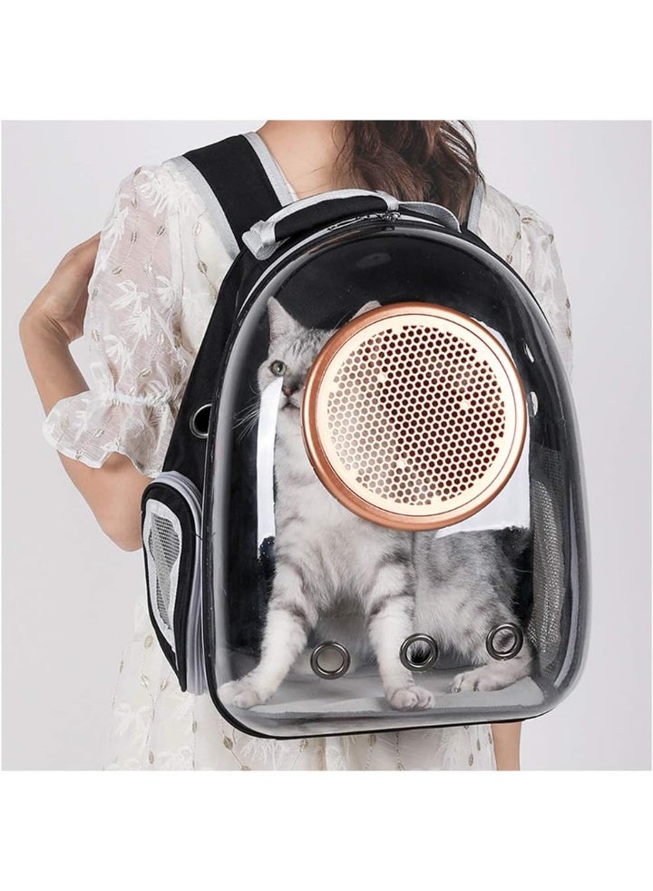 Bukela Portable Pet Carrier Space Capsule Backpack for Cats Black-Grey ‎(37.2 x 32.6 x 11.8cm ) - Image 4
