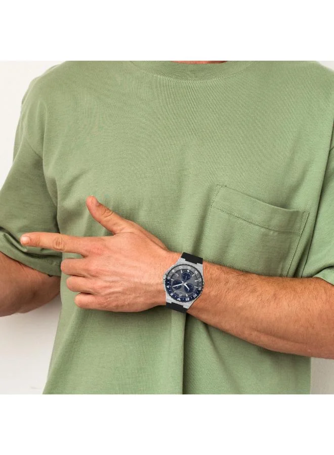كوانتوم Men's Silicone Chronograph Watch PWG1147.361 - 43.5 mm
