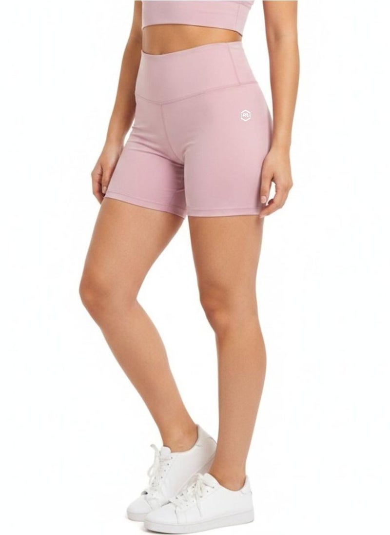 Prima Ace Women's Shorts Gym Addict Premium Pink - Image 1