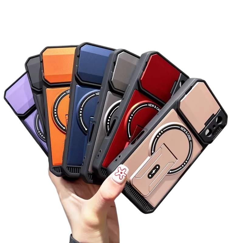 MagSafe iPhone 13 Protective PC Case for Kickstand in Black for Indoor Use - Image 2