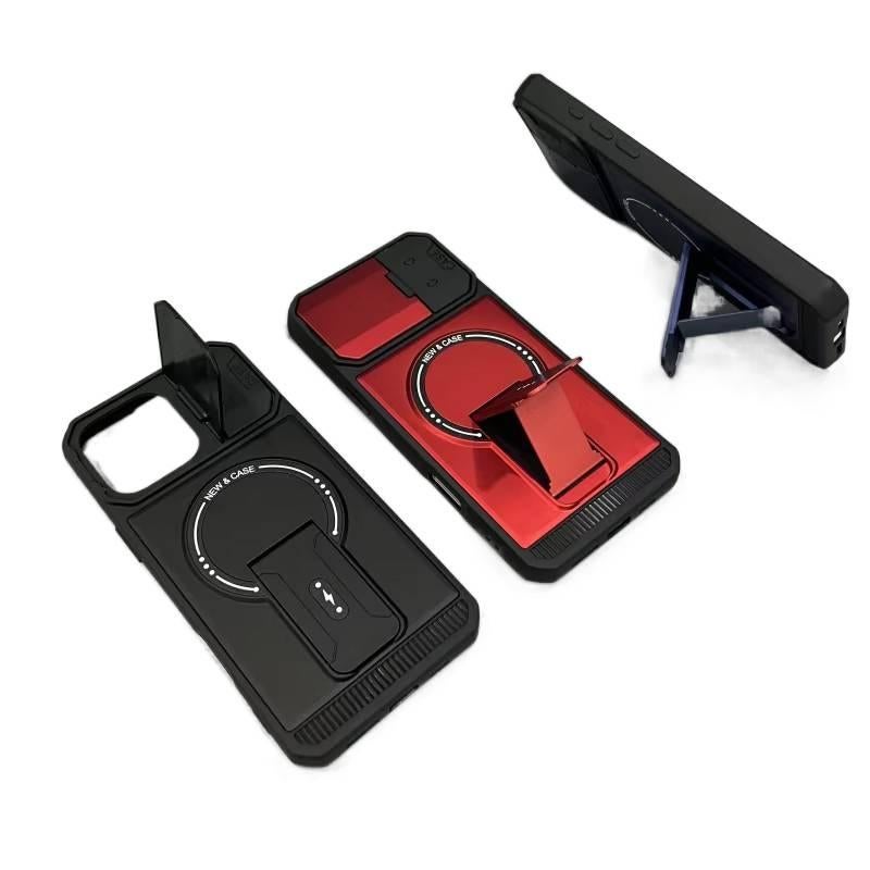MagSafe iPhone 13 Protective PC Case for Kickstand in Black for Indoor Use - Image 4