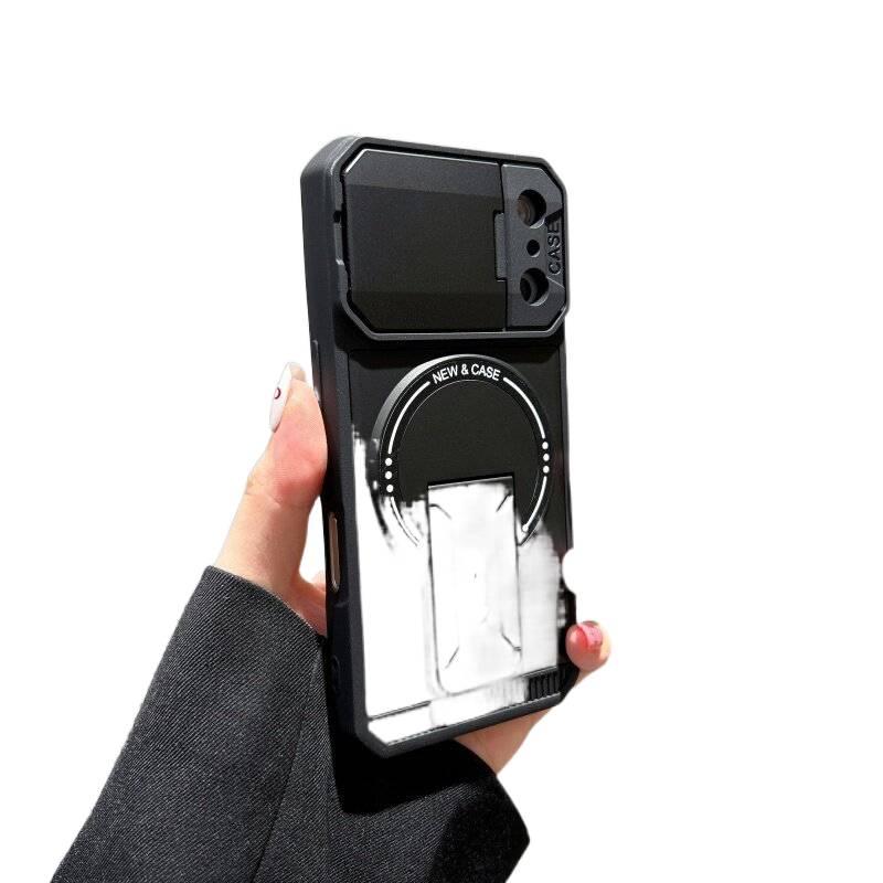 MagSafe iPhone 13 Protective PC Case for Kickstand in Black for Indoor Use - Image 1