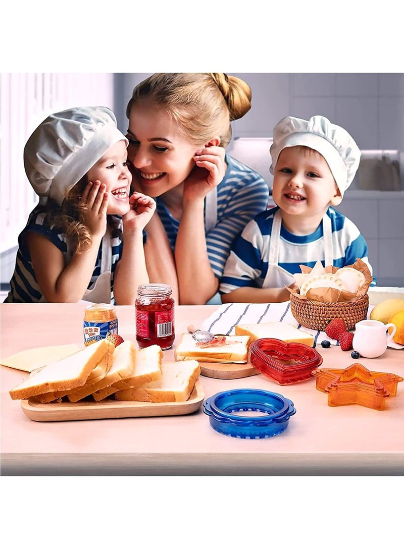Y&D - Sandwich Cutter and Sealer, for Kids, 3 Sets Bento Kids Box, Press Mold. - Image 1