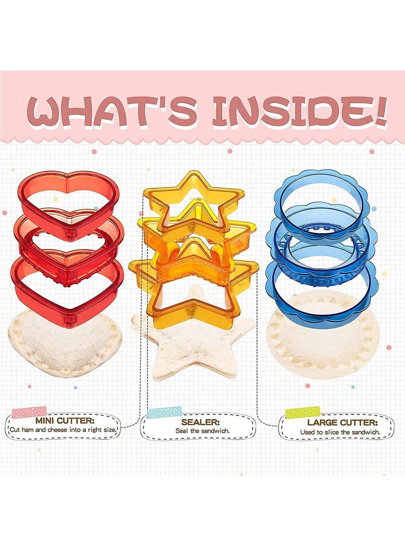 Y&D - Sandwich Cutter and Sealer, for Kids, 3 Sets Bento Kids Box, Press Mold. - Image 1