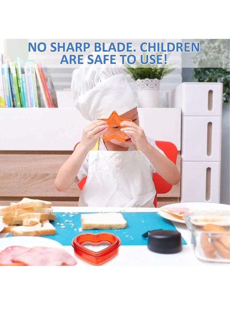 Y&D - Sandwich Cutter and Sealer, for Kids, 3 Sets Bento Kids Box, Press Mold. - Image 1