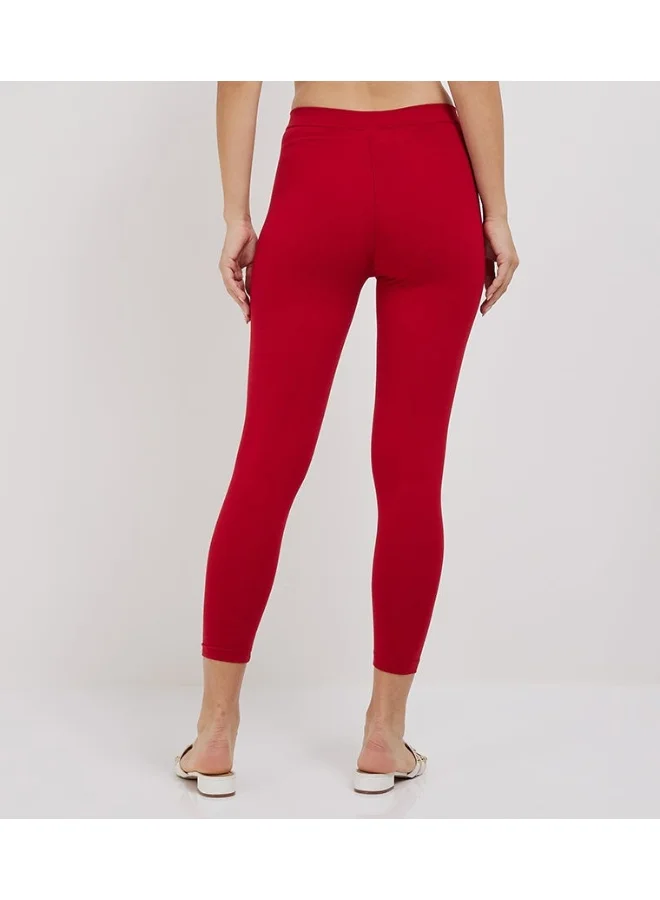 ايروبوستال Aero Women Solid Knitted Leggings