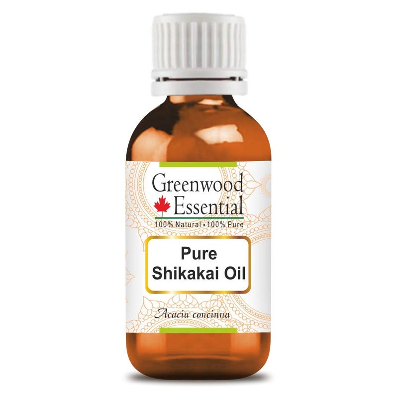 Greenwood Essential Greenwood Essential Shikakai Oil Acacia concinna Infused Pure NonSticky Lightweight For Hair Cleansing Natural Plant Extract Men Women 100ml  - Image 1
