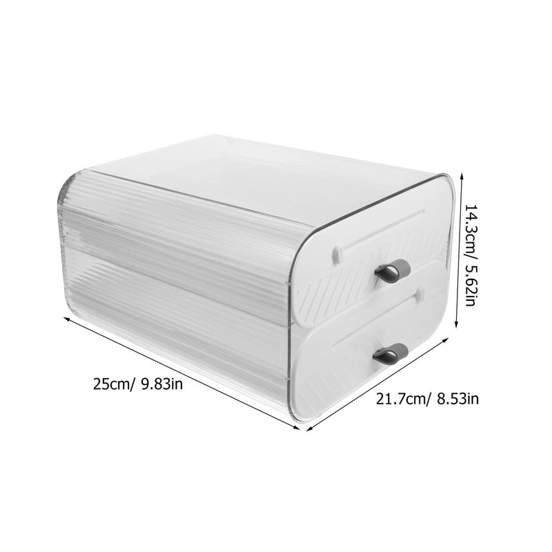 White Egg Storage Organizer Box 36 Slot Rolling Design For Fridge - Image 3