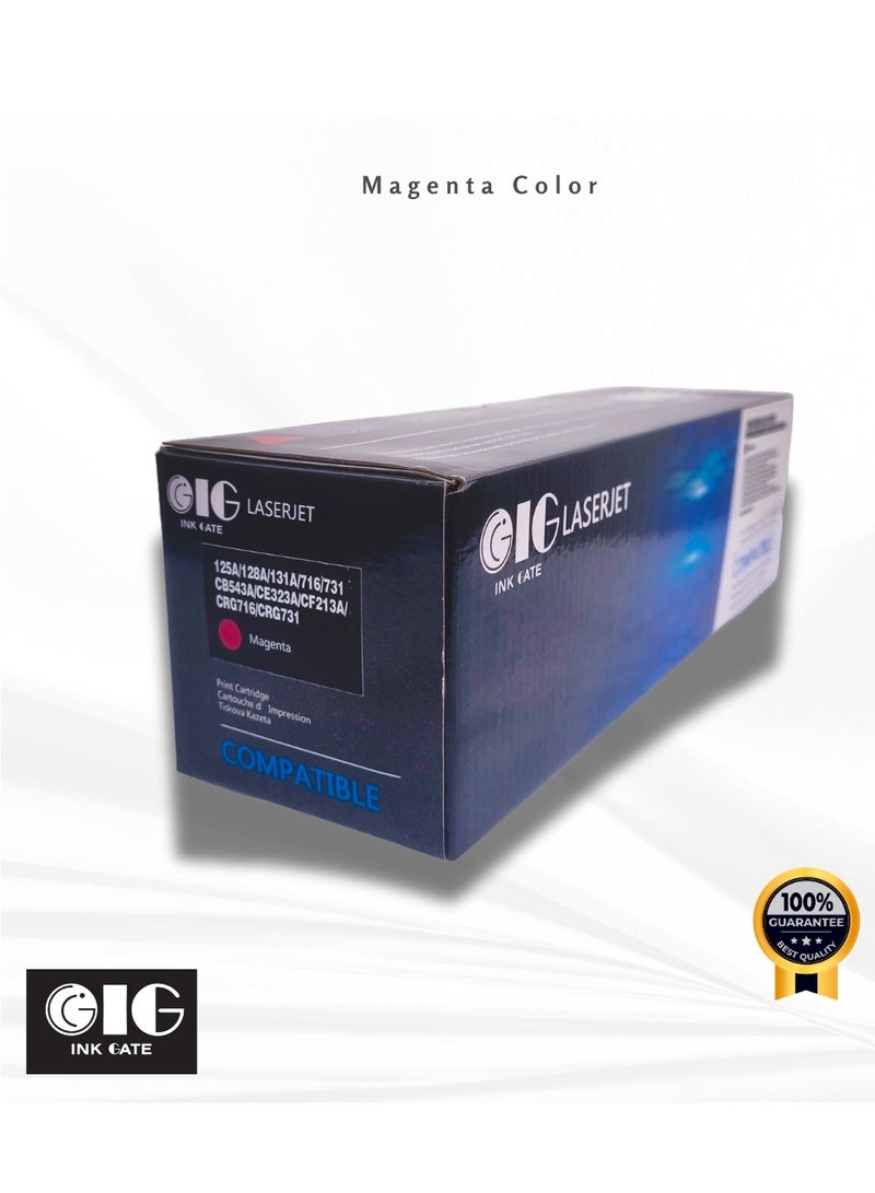 أي جي كارتريدج تونر أرجواني متوافق IG – 125A / 131A / 128A – متوافق مع HP CP1215، CP1515n، M251nw، M276nw، CM1415fn (حتى 1400 صفحة) - Image 2