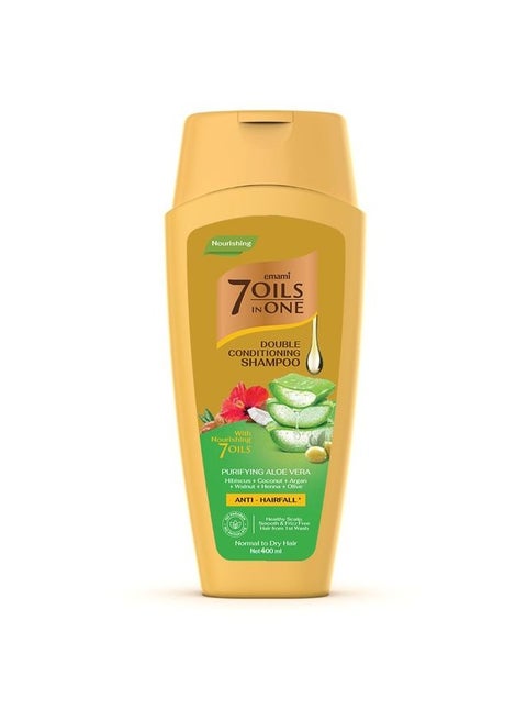 شامبو 7 زيوت في واحد لترطيب الشعر مرتين - الصبار المنقي - 400 مل