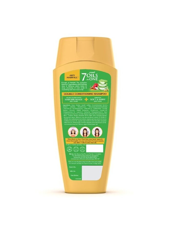 emami - 7 Oil In One Double Conditioning Shampoo - Purifying Aloe Vera - 400ml - Image 1