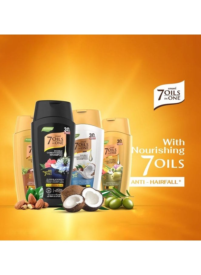 emami - 7 Oil In One Double Conditioning Shampoo - Purifying Aloe Vera - 400ml - Image 1