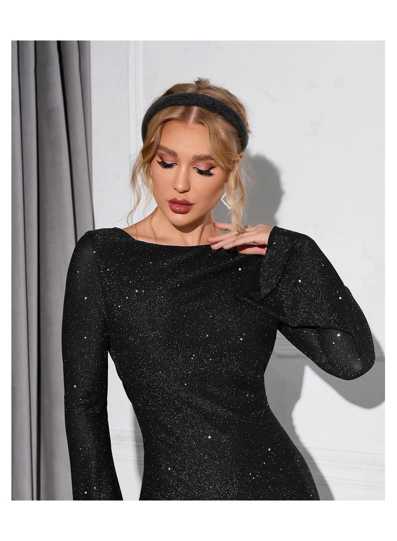 Zikra 3Pcs Rhinestone Headbands Women Girls Sparkly Bling Diamond Rainbow Color Black Silver Fashion Comfortable Head Band Non Slip Birthday Wedding Hair Accessories For Gifts - Image 3