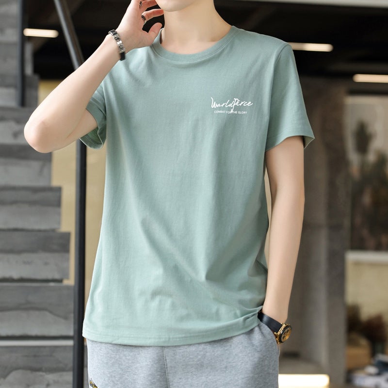 Men's Cotton Short Sleeve T-Shirt - Image 1