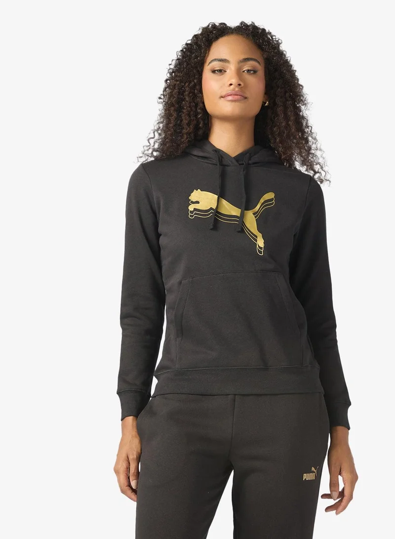 PUMA  Essential Metallic Hoodie for Women | Best Price UAE
