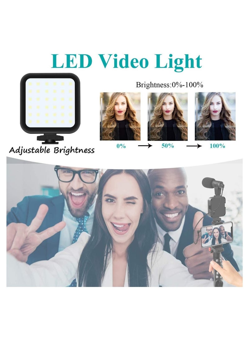 ELTRAZONE smartphone Vlogging Kit for Starter Video Recording, the set with Fill Light + Microphone + Tripod + Phone Clip for YouTube Tiktok Instagram  - Image 5