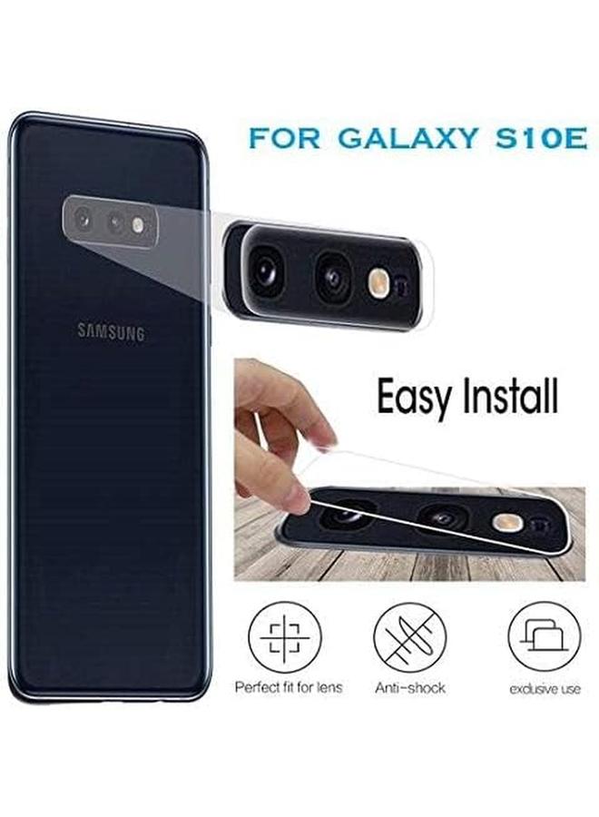 إيروريكس ملصق زجاجي شفاف لحماية عدسة الكاميرا الخلفية المزدوجة لهاتف Samsung Galaxy S10 Lite S10E - Image 3