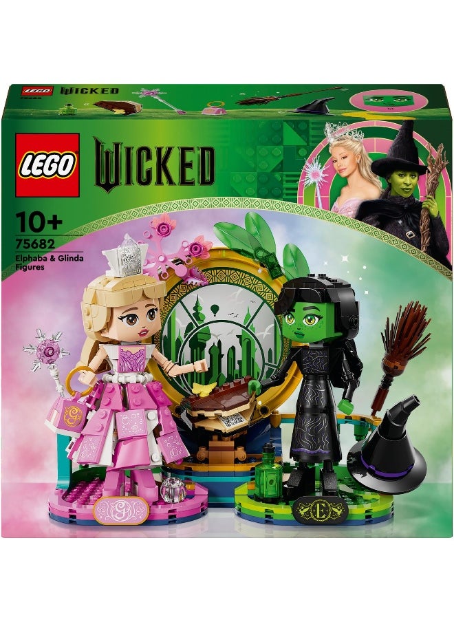LEGO LEGO Wicked Elphaba & Glinda Figures 75682 Building Toy Set (558 Pieces)  - Image 2