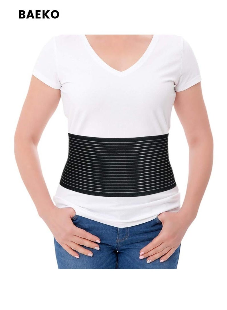 بيكو حزام الفتق السري لدعم البطن للرجال والنساء مع وسادة ضغط للفتق السري والفتق الشرسوفي والفتق الجراحي الوقائي（S-M) - Image 1