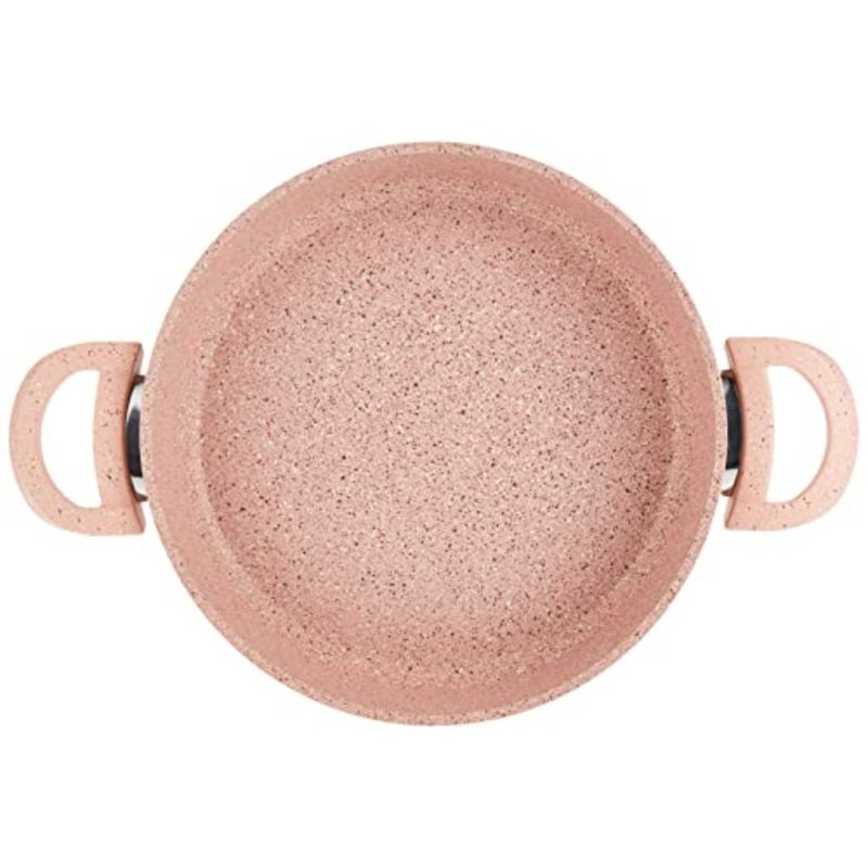 GRANITEC PINK LOW CASSEROLE 26CM - Image 3
