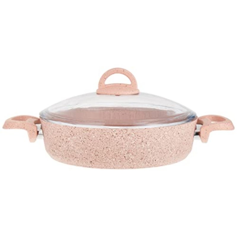 GRANITEC PINK LOW CASSEROLE 26CM - Image 2
