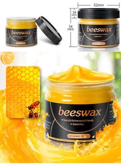 WILLIAM WEIR Natural Beeswax Furniture Polish Wood Seasoning Beewax For Wood Polish And Conditioner Multipurpose Waterproof And Repair Wood Wax Wood Cleaner And Polish Furniture Wax  - Image 2