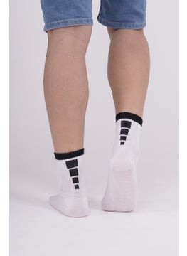 The Socks Company 3 Pairs of Men's White Tennis Socks  - Image 1
