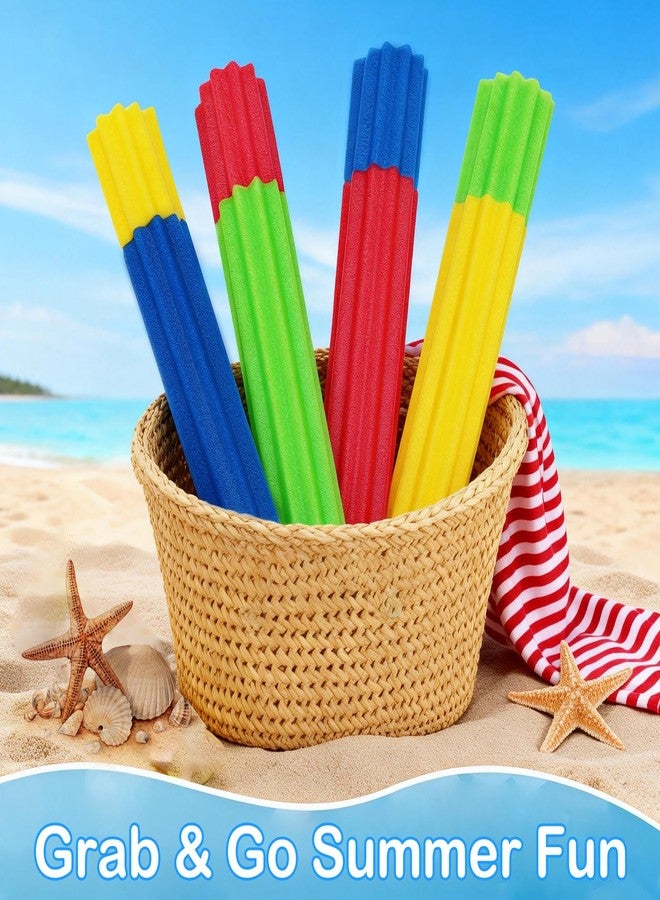 Adboros 12 Pcs Foam Water Guns for Kids Long Range Swimming Pool Noodle Water Guns Fun Water Blaster Fighting Game Toys Summer Beach Party Outdoor Supplies - Image 5