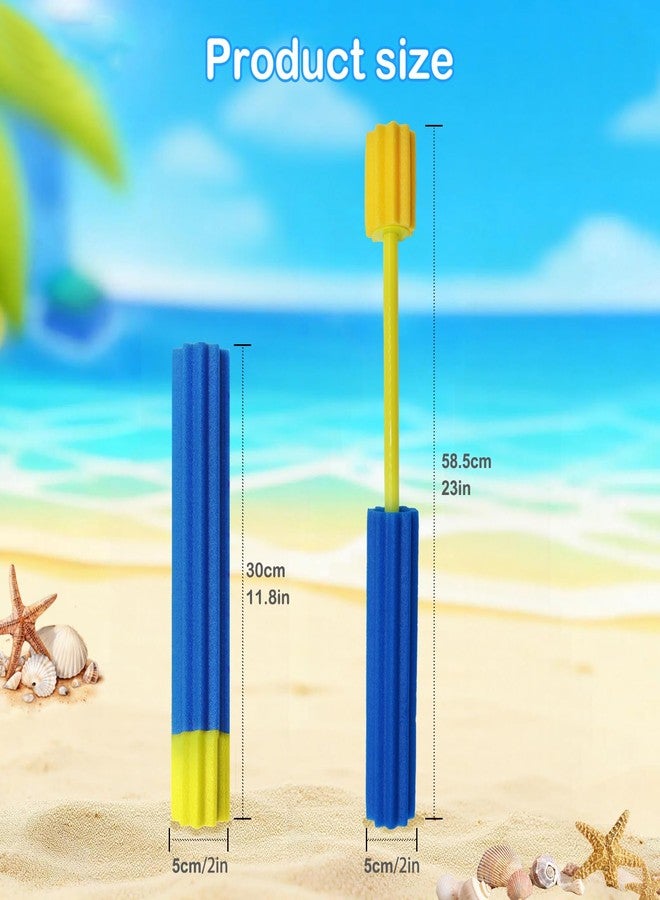 Adboros 12 Pcs Foam Water Guns for Kids Long Range Swimming Pool Noodle Water Guns Fun Water Blaster Fighting Game Toys Summer Beach Party Outdoor Supplies - Image 2