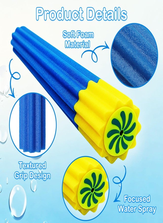Adboros 12 Pcs Foam Water Guns for Kids Long Range Swimming Pool Noodle Water Guns Fun Water Blaster Fighting Game Toys Summer Beach Party Outdoor Supplies - Image 3